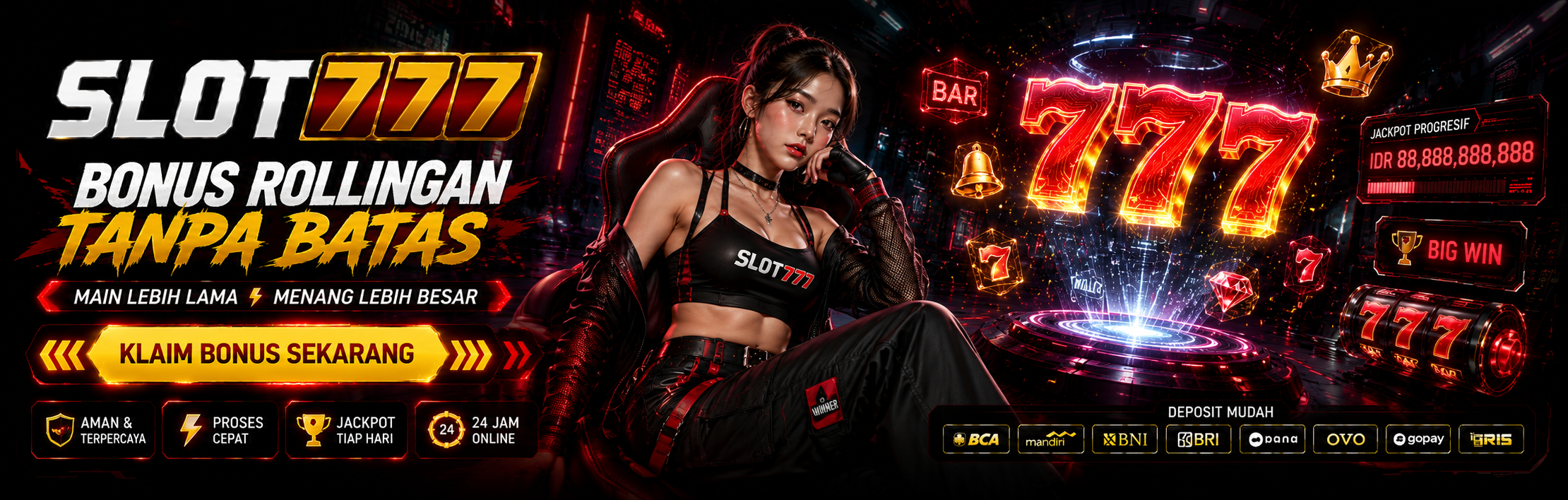 SLOT777 Bonus Rollingan Tanpa Batas
